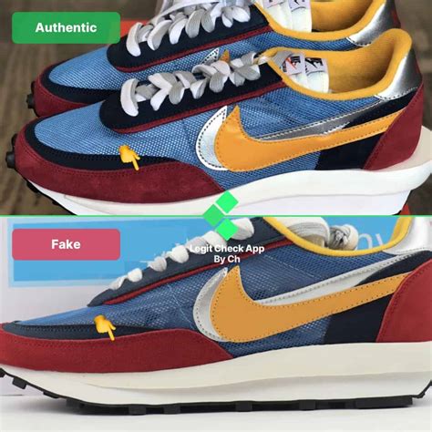 pine green nike sacai real vs fake|How To Spot Real Vs Fake Nike Sacai VaporWaffle .